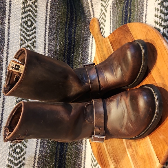 Shoes - Womens Frye Brown Leather Boots